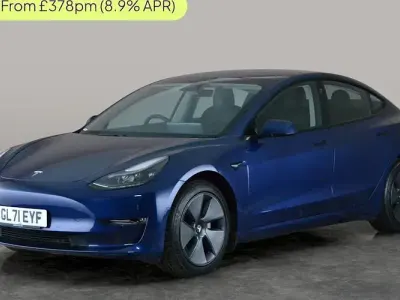 Używany Tesla Model 3 Long Range AWD 366 kW (498 KM) 2022 Niebieski Sedan/Limuzyna