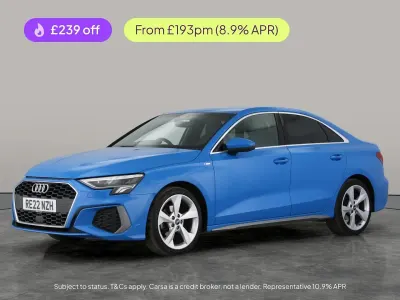 Usado Audi A3 S-Line 110 CV (80 kW) 2022 Azul Berlina