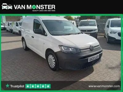 Used VW Caddy 102 HP (75 kW) 2022 White MPV