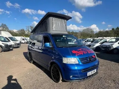Used VW Caravelle Executive 130 HP (95 kW) 2006 Blue Van