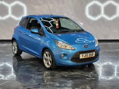 Used Ford Ka Titanium 69 HP (50 kW) 2016 Blue Hatchback