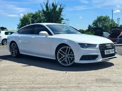 Used Audi A7 Black Edition 2016 White Hatchback