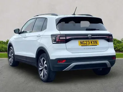 Used VW T-Cross Black Edition 95 HP (69 kW) 2023 White SUV