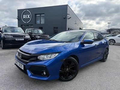 Begagnad Honda Civic SR 126 HK (92 kW) 2018 Blå Halvkombi
