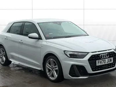 Used Audi A1 Sportback S-Line 95 HP (69 kW) 2021 White Hatchback