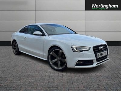 Used Audi A5 Black Edition 177 HP (130 kW) 2014 White Coupe