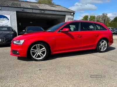 Begagnad Audi A4 S-Line 150 HK (110 kW) 2015 Röd Kombi