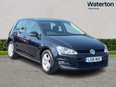 Used VW Golf VII Edition 125 HP (91 kW) 2016 Black Hatchback