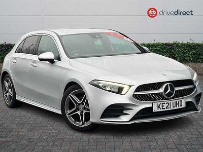 Used Mercedes A200 AMG line 150 HP (110 kW) 2021 Silver Hatchback