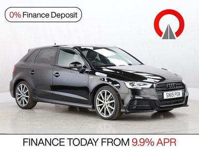 Used Audi A3 Sportback Black Edition 150 HP (110 kW) 2019 Black Hatchback
