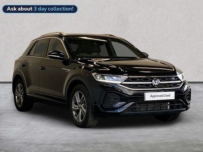 Black Used 2025 VW T-Roc R-line SUV | £26,905 (Fair price)