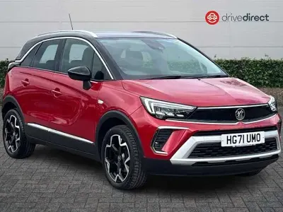 Used Vauxhall Crossland Ultimate 130 HP (95 kW) 2022 Red SUV