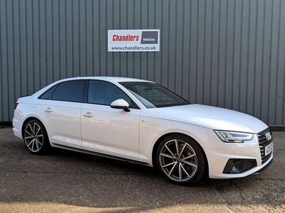 Used Audi A4 Black Edition 150 HP (110 kW) 2019 White Sedan