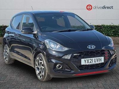 Used Hyundai i10 N Line 100 HP (73 kW) 2021 Black Hatchback