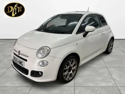Used Fiat 500 S 69 HP (50 kW) 2015 White Hatchback