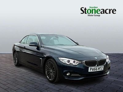 Used BMW 420 Luxury Line 187 HP (137 kW) 2016 Blue Cabriolet