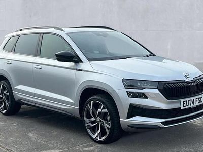 Used Skoda Karoq SportLine 150 HP (110 kW) 2024 Silver SUV