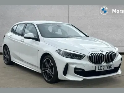 Used BMW 118 M Sport 134 HP (98 kW) 2021 White Hatchback