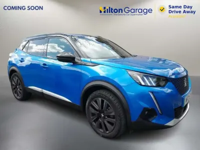 Used Peugeot 2008 Premium 100 kW (136 HP) 2021 Blue SUV