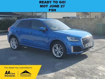 Used Audi Q2 S-Line 150 HP (110 kW) 2017 Blue SUV
