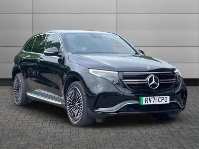 Used Mercedes EQC400 AMG Line Premium 300 kW (408 HP) 2022 Black SUV