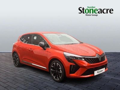 New Renault Clio V Techno 2025 Orange Hatchback