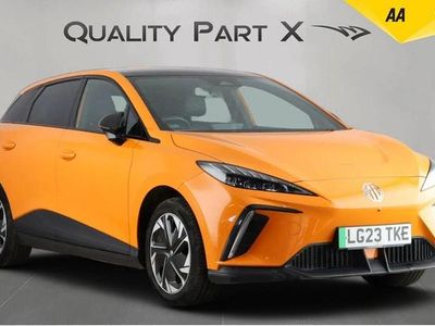 Used MG MG4 EV Trophy 150 kW (204 HP) 2023 Orange Hatchback