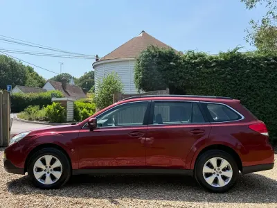 Used Subaru Outback 2010 Red Estate