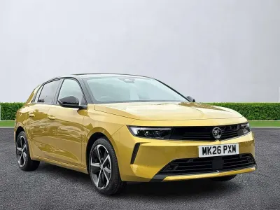 New Vauxhall Astra 2026 Yellow Hatchback