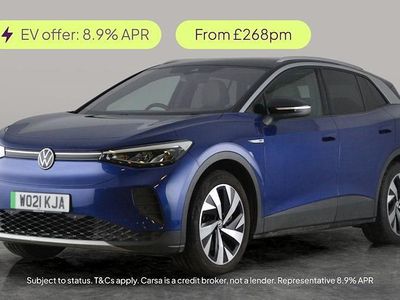 Blue Used 2021 VW ID.4 Pro Performance SUV | £16,967 (Fair price)