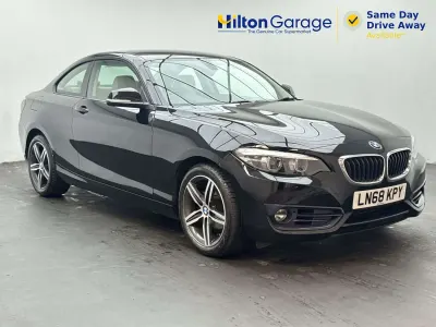 Used BMW 218 Sport Line 2018 Black Coupe