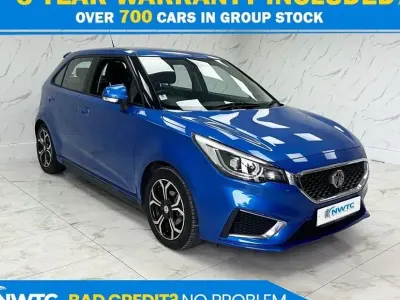 Używany MG MG3 Exclusive 106 KM (77 kW) 2019 Niebieski Hatchback