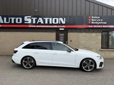 Used Audi A4 Black Edition 150 HP (110 kW) 2021 White Estate