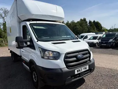 Used Ford Transit 130 HP (95 kW) 2021 White Van