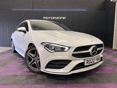 Used Mercedes CLA200 AMG line 2022 White Estate
