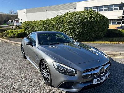 Used Mercedes SL400 AMG line 367 HP (269 kW) 2019 Grey Cabriolet