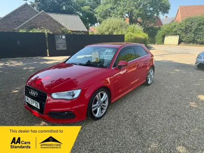 Used Audi A3 S-Line 2013 Red Hatchback