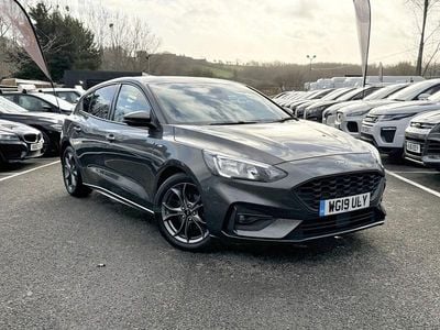 Grey Used 2019 Ford Focus ST-Line Hatchback | £8,995 (Fair price)