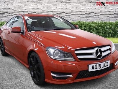 Used Mercedes C220 Sport Edition 2015 Red Coupe