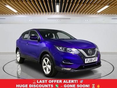 Blue Used 2018 Nissan Qashqai Acenta Premium SUV | £9,199 (Good price)