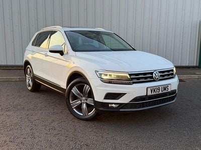 White Used 2019 VW Tiguan SEL SUV | £15,995 (Fair price)