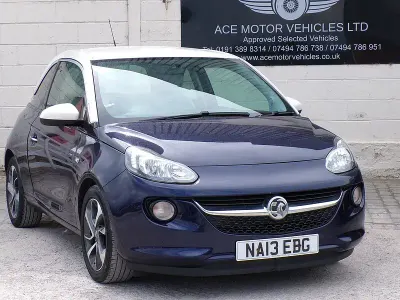 Used Vauxhall Adam Jam 70 HP (51 kW) 2013 Blue Hatchback