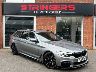 Used BMW 530 M Sport 252 HP (185 kW) 2019 Blue Estate