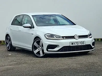 Used VW Golf VII R 300 HP (220 kW) 2020 White Hatchback