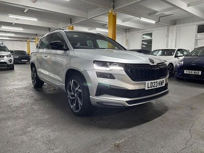 Used Skoda Karoq SportLine 190 HP (139 kW) 2023 Silver SUV