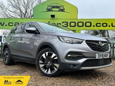 Used Vauxhall Grandland X Sport 120 HP (88 kW) 2018 Grey SUV