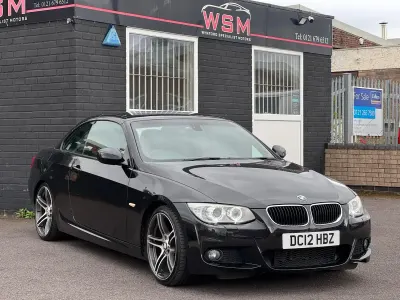 Used BMW 320 Cabriolet M Sport 184 HP (135 kW) 2012 Black Cabriolet