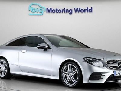 Begagnad Mercedes E220 AMG line 194 HK (142 kW) 2020 Silver Sportkupé