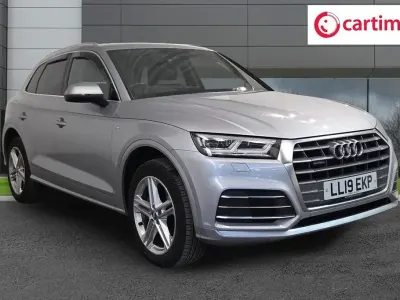 Begagnad Audi Q5 S-Line 190 HK (139 kW) 2019 Silver SUV