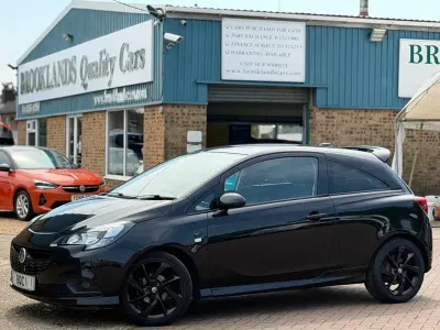 Used Vauxhall Corsa Edition 75 HP (55 kW) 2017 Black Hatchback